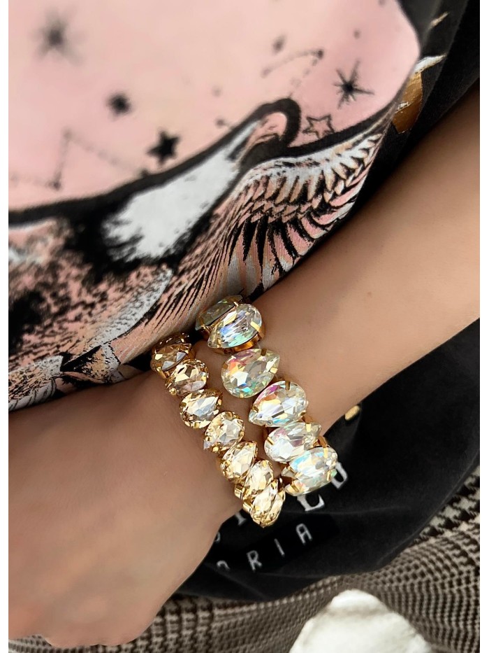 Bracelet Crystal Champagne 