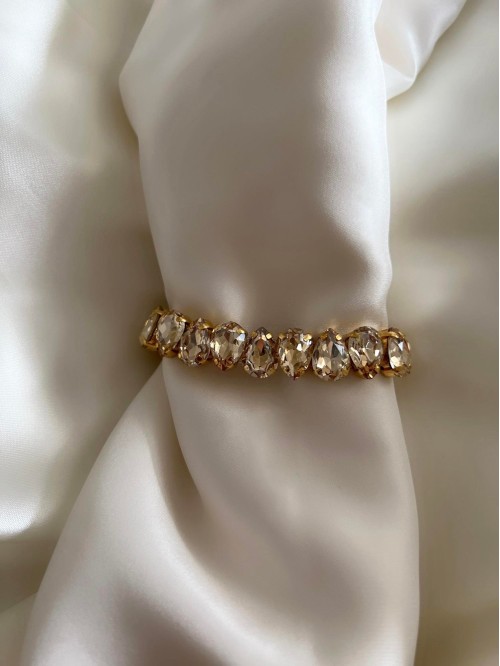 Bracelet Crystal Champagne 